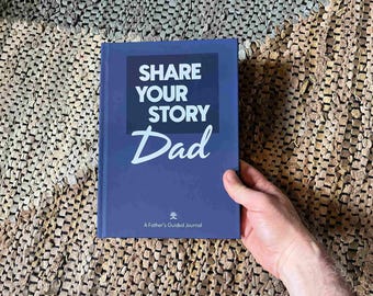 Dad's Life Story Journal: Hardcover Legacy Book with Prompts
