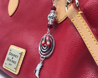 Purse charm The battle between Good and Evil Bag charm Gift for her Gift for friend Whimsical hostess gift Shoe charm