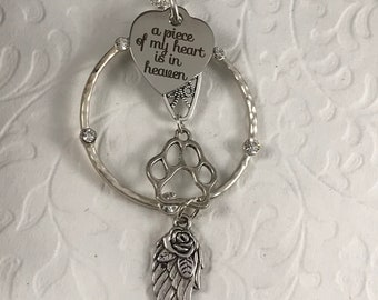 Pet memorial jewelry Gift for pet owner Pet remembrance Pet angel necklace Rainbow bridge jewelry Gifts for pet owners Pet loss jewelry