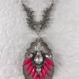 Silverware jewelry Romantic gift necklace Antique spoon jewelry Statement necklace wife Gift for her Gift for friend Bohemian jewelry