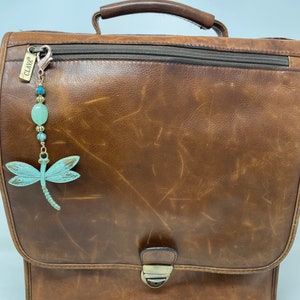 Geldbörse und Taschenanhänger Geldbörse Charme Schlüsselbund Charme Geschenk für sie Rucksack Charme Aktentasche Charme Geschenk für Libellen Liebhaber Brautjungfer Geschenk