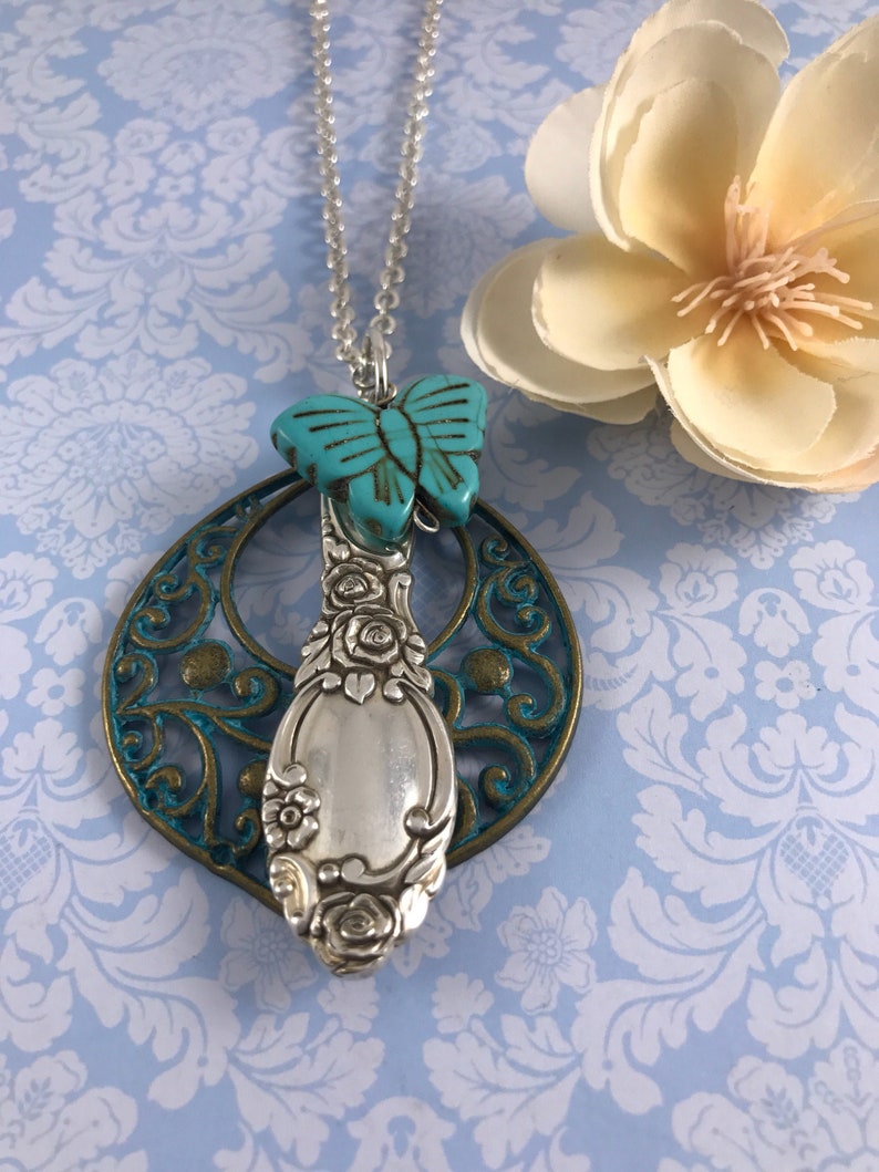 Silverware Jewelry Spoon Jewelry Spoon Necklace Butterfly Etsy Canada