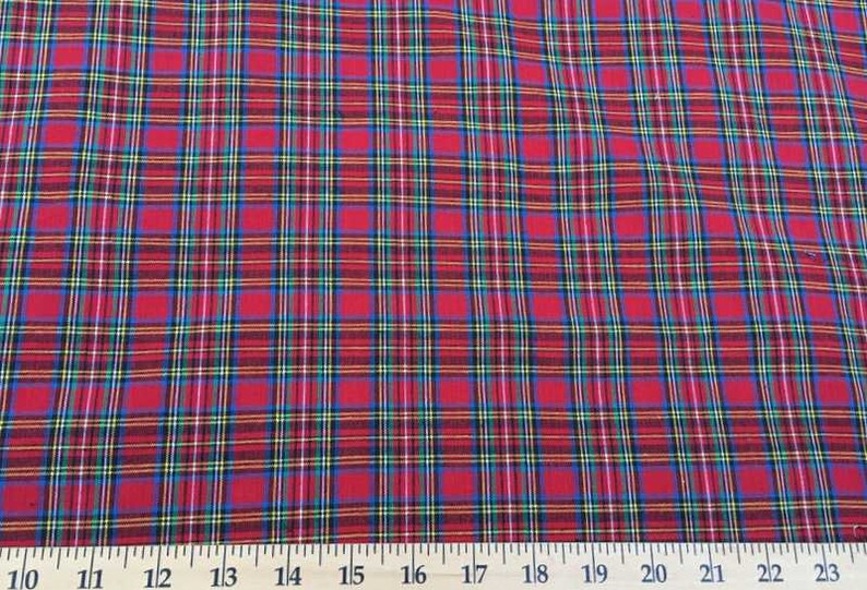 stewart tartan fabric by the yard