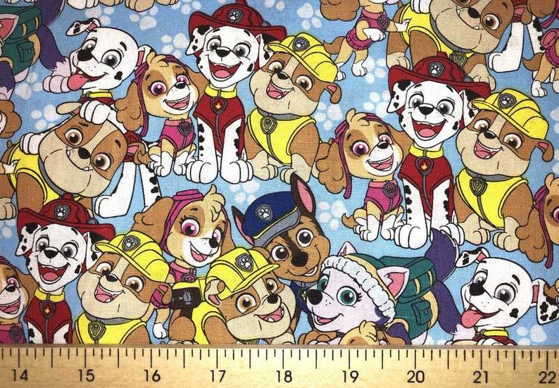 paw patrol fabric