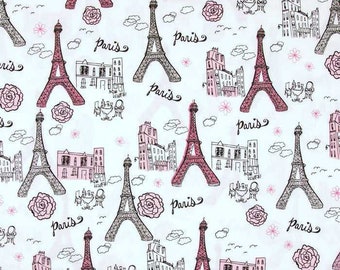 Eiffel Tower Fabric - Etsy