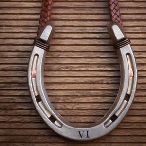 Iron Anniversary  Engraved Lucky Horseshoe Sixth Anniversary Gift 6 Tally Mark VI Iron Gift Unique 6th Anniversary Gift for Him Gift for Her
