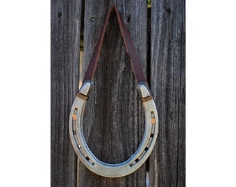 Gift for Him Lucky Horseshoe Gift Housewarming Gift Rustic Home Decor Good Luck New Home House Warming Wall Decor Wedding Gift Western Decor