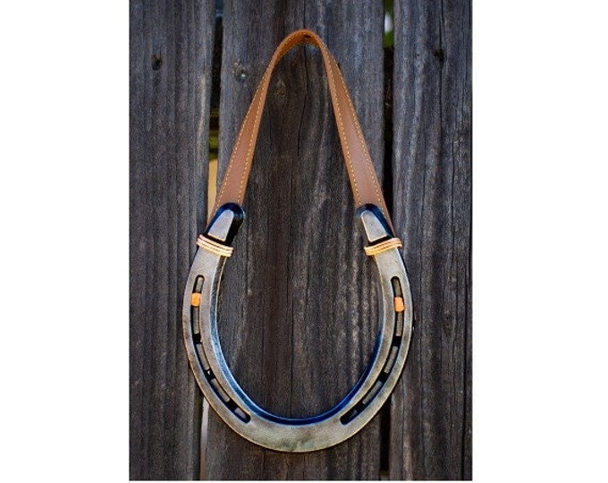 Cadeau de bonne chance en fer à cheval, cadeau de pendaison de crémaillère pour fer à cheval porte-bonheur équestre pour porte, cadeau de nouvelle maison pour cow-girl, mariage, décoration de chaussure de cheval de cowboy