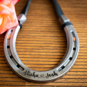 Personalized Sixth Anniversary Gift for 6th Iron Anniversary Hanging  6 Tally Mark Engraved Lucky Horseshoe for Good Luck Anniversary