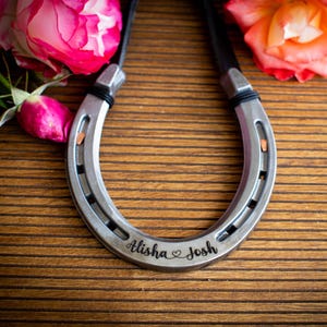 Personalized Wedding Gift Unique Fun Engraved Lucky Horseshoe Anniversary Gift Good Luck Gift Wedding Present Gift for Luck Lucky Charm