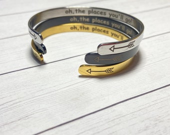 Oh the places you'll go gift, jewelry for graduation gift, high school grad, college graduation, middle school graduation, leaving home gift