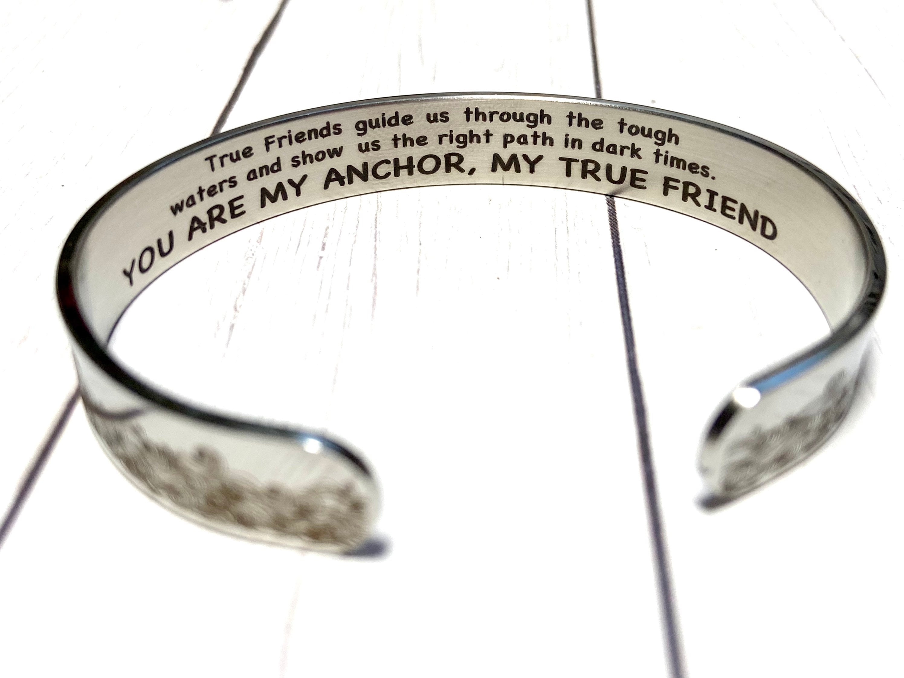 My Anchor Gift For Best Friends Friends Forever There For Me During A Hard Time Friend Going Through Difficult Times Thank You Gift