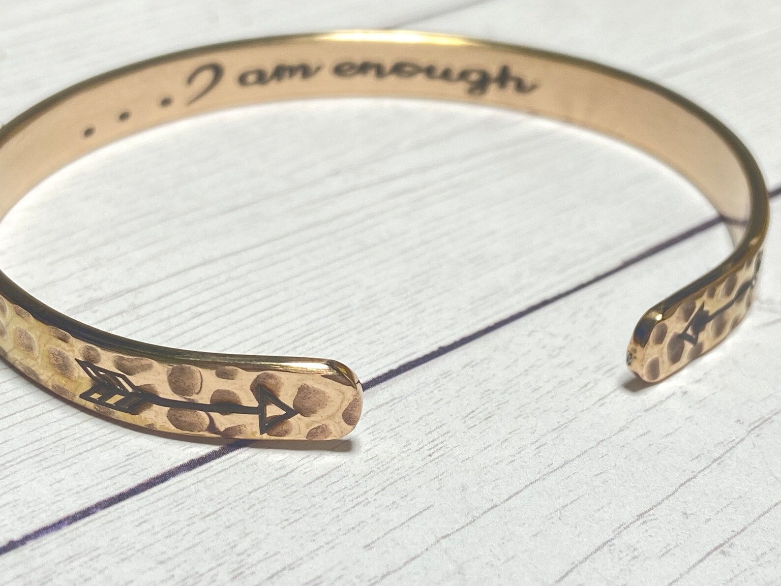 You Are Enough Bracelet I Am Enough Strength Jewelry Etsy
