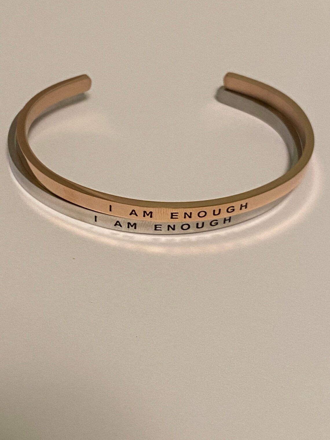 You Are Enough Bracelet I Am Enough Strength Jewelry Etsy