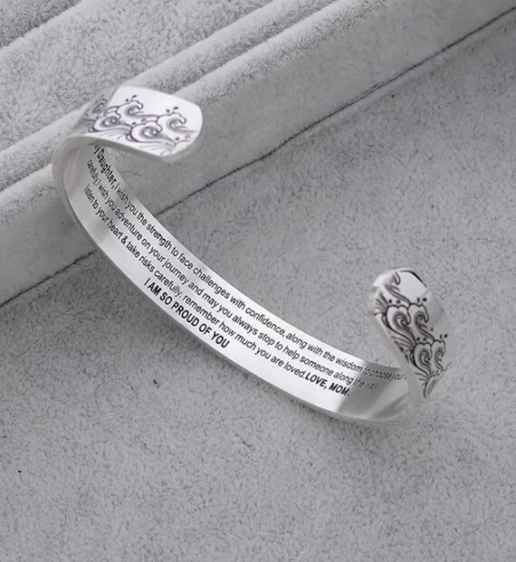 Gift For Daughter I Am So Proud Of You Bracelet Etsy Gift For Daughter I Am So Proud Of You Bracelet Etsy