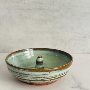 Ceramic Ring Dish | Handmade Wheel-Thrown Rustic Red Clay with Teal Glaze | Perfect Gift for Jewelry Lovers | Trinket Tray
