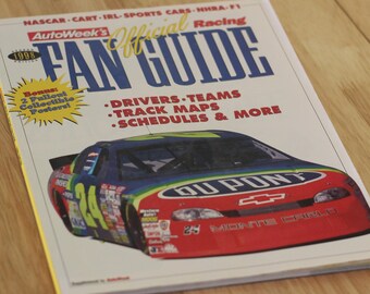 Vintage 1998 Auto Week Official Racing Guide Collector's Edition