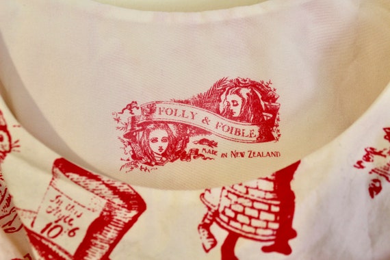 Vintage Inspired Alice in Wonderland Printed Baby… - image 3