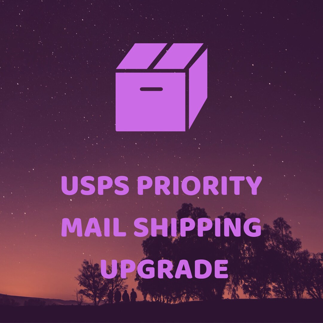 Priority Mail Shipping Upgrade Etsy