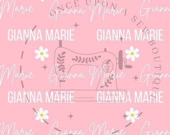 Custom Digital Seamless Name File, Baby Girl, Baby Boy, Baby Name