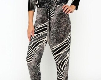 Animal Print Jumpsuit