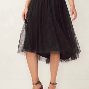 Black Tulle Skirt