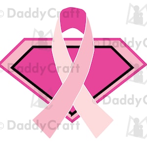 Superhero Breast Cancer Logo #2