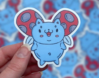 Catbug Bravest Viynl Sticker | Bravest Warriors Sticker | Kawaii Cartoon Fanart | Cute Cat Bug