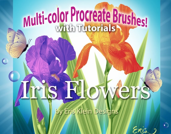 Procreate Flower Brushes: Realistic Floral Stamps, Botanical Art