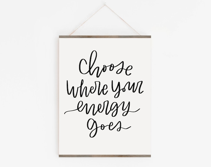 Energy Printable Office Wall Art, Inspirational Art, Office Decor ...