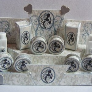 Dolls House Miniature Bridal Toiletry Display Download