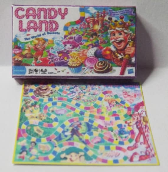1/12th Dolls House Candy Land & Draughts Game Download Digital - Etsy