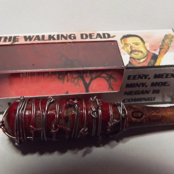 Dolls House Miniature The Walking Dead LUCILLE Base Ball Bat Replica