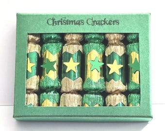 Luxury Boxed Christmas Crackers 1/12th dolls house miniature