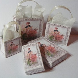 Dolls House Miniature Mademoiselle Boxes & Bags Download