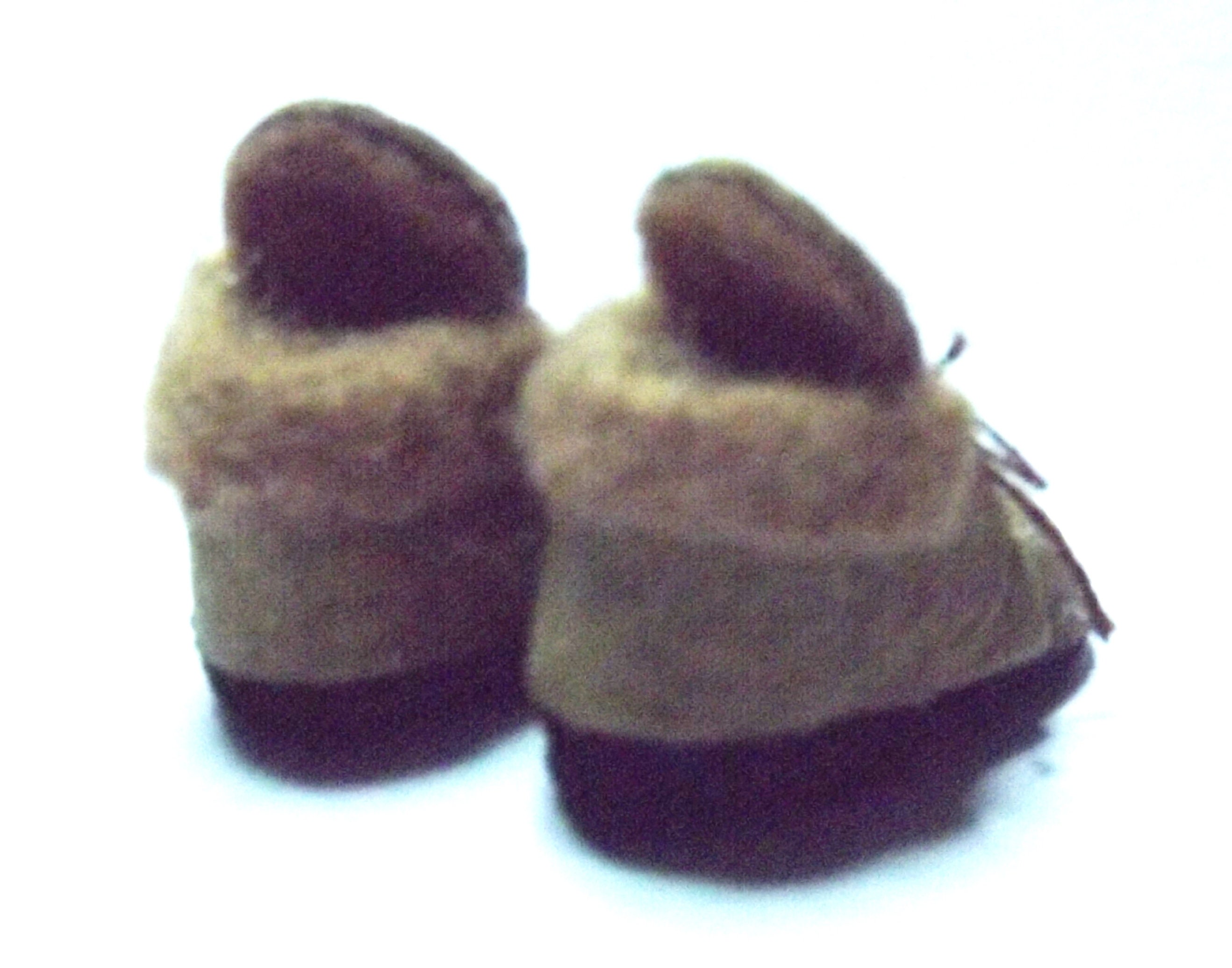 1:12 Maßstab Paar Herren Braune Stiefel Tumdee Puppenhaus Miniatur Schuhe MS1 