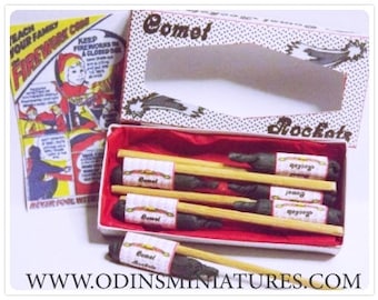 Miniature dolls house Rocket Fireworks