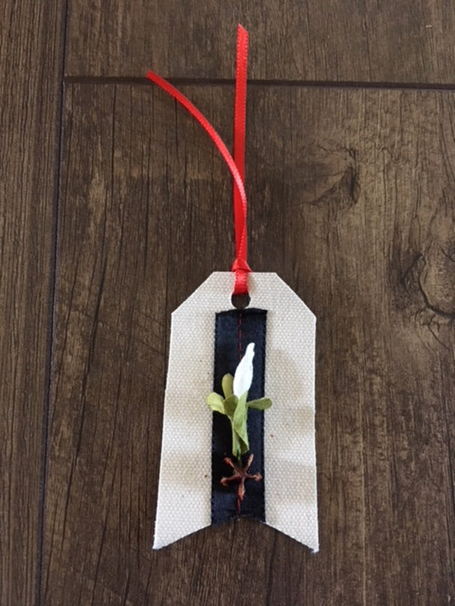 Canvas Gift Tags Black and Green set of 10 Etsy