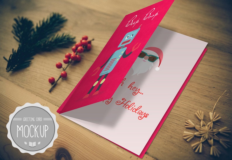 Download Greeting Card Mockup Instant Download Photoshop PSD | Etsy