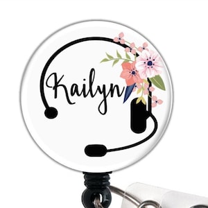 Dispatcher Retractable Badge Holder, 911 Dispatcher Retractable Badge Reel, 911 Operator Badge Holder, 911 Operator Badge Reel - GG4610B