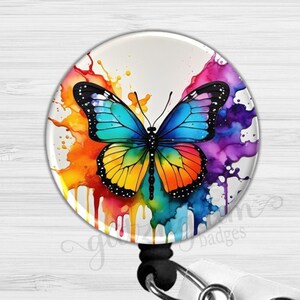 Butterfly Badge Clip 