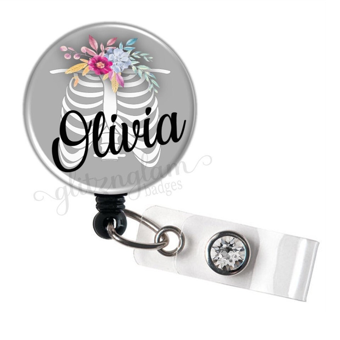 Radiology Badge Holder, Radiology Retractable Badge Holder Reel