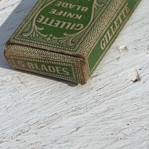 RARE Gillette KNIFE BLADE Box. Razer Boxes Are Plentiful as so Many ...