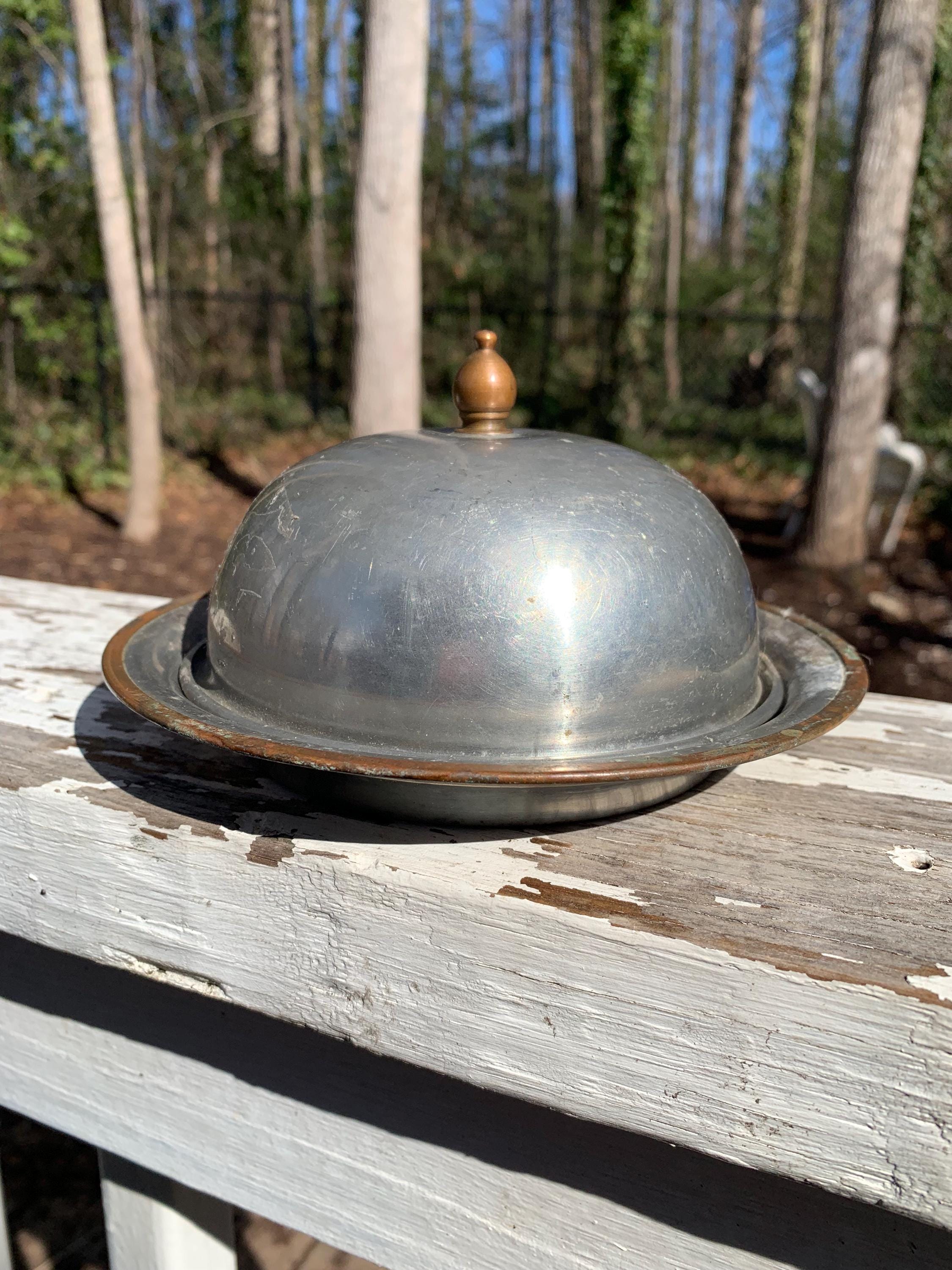 Antique Cheese Dome and Plate - Etsy