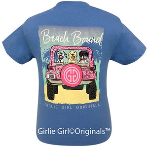 Girlie Girl Originals Beach Bound Iris Short Sleeve T-Shirt-2101