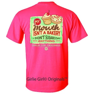 Girlie Girl Originals &quot;Isn&#39;t A Bakery&quot; 2573 Coral Short Sleeve T-Shirt