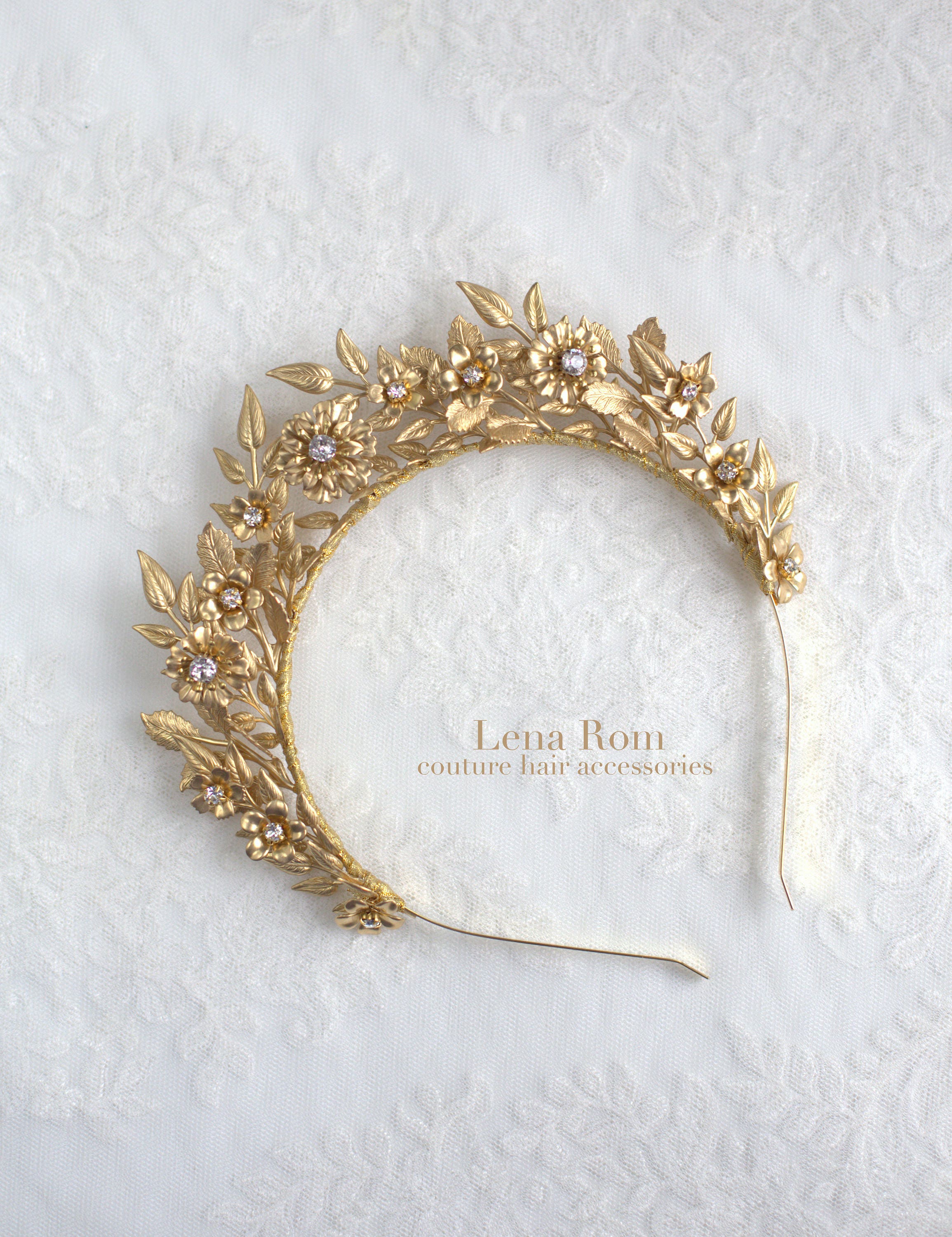 bridal crown headpiece