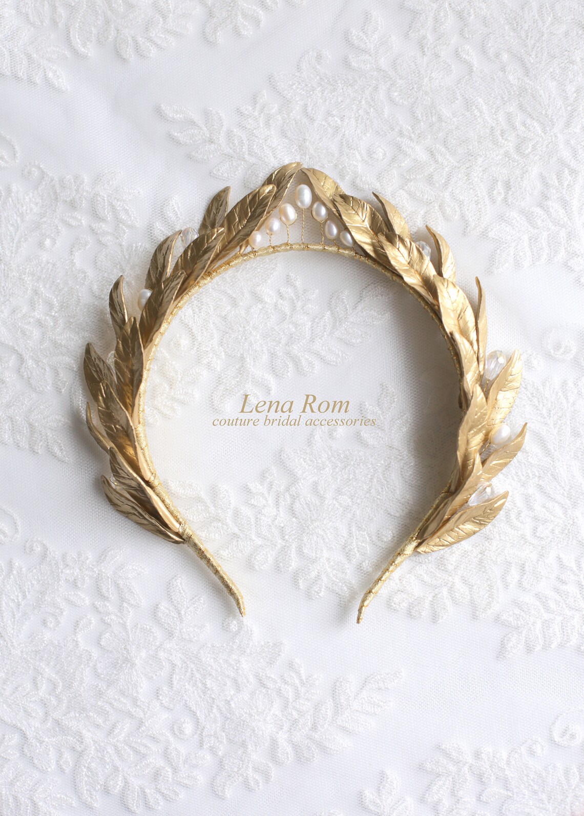 grecian style headpiece