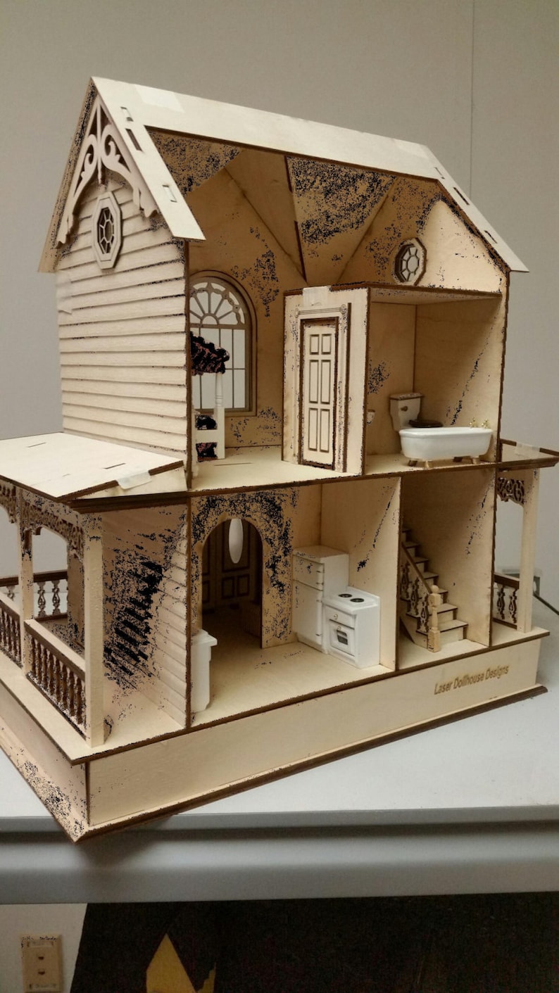 DOLLHOUSE KIT 124 half inch Scale with Shingles NEW Etsy