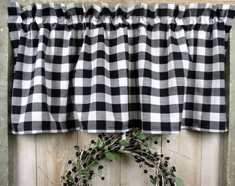 Plaid Curtains Etsy